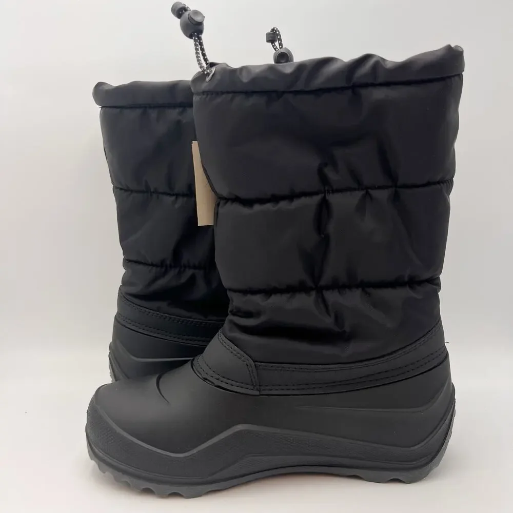Kamik Big Kids Snowcozy Winter Boots Size 6 EU 38 Black Waterproof NIB